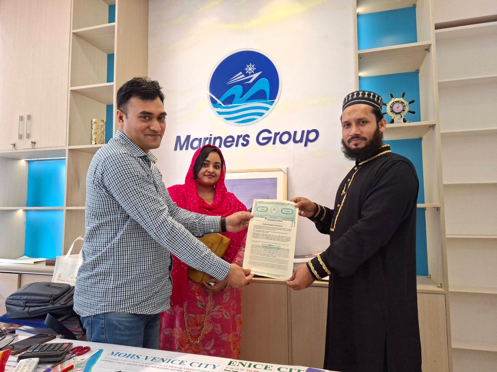 We are proud to share a remarkable milestone for our community.
Ch. Engr. Mehedi Hasan (27th Batch, Marine Fisheries Academy) has taken a confident step forward by securing his land share in MOHS Venice City and joining the journey as a Director.
This is more than an investment—it’s a commitment to a vision where mariners build, grow and succeed together on an interest-free platform.
Every step like this strengthens our network and brings us closer to a future built by our own people.
Let’s move forward together.
MOHS Group
MOHS Venice City
Marine Officers Boat Club S